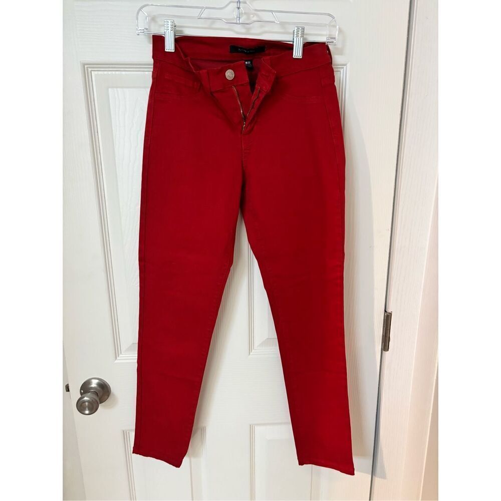Red Flying Monkey Ankle Length Pants